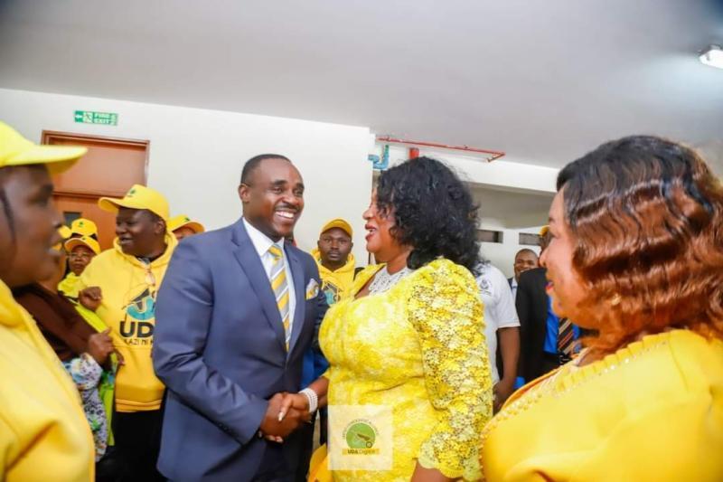 File image of Cleophas Malala and Elizabeth Ongoro.